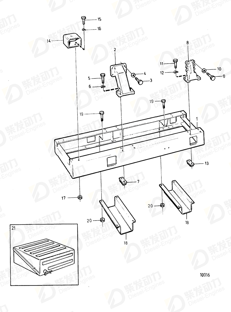 VOLVO Flange screw 973083 Drawing